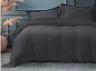 Покрывало Lotus Home - Napa muslin anthracite (Турция), 200 х 220 см